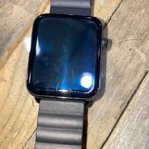 Black Smartwatch with Silicone Band Armitron matrix